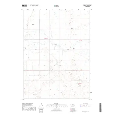 2017 Map of Mignery Ranch, 2017 Print