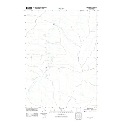 2012 Map of Mikes Draw, 2012 Print