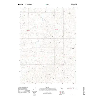 2017 Map of Mikes Draw, 2017 Print