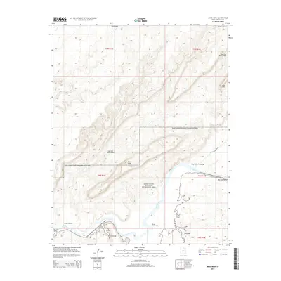2014 Map of Mikes Mesa, 2014 Print
