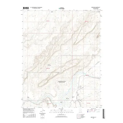 2017 Map of Mikes Mesa, 2017 Print