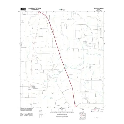 2012 Map of Mikesville, 2012 Print