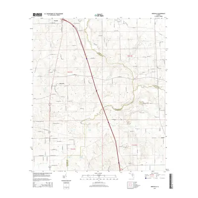 2015 Map of Mikesville, 2015 Print