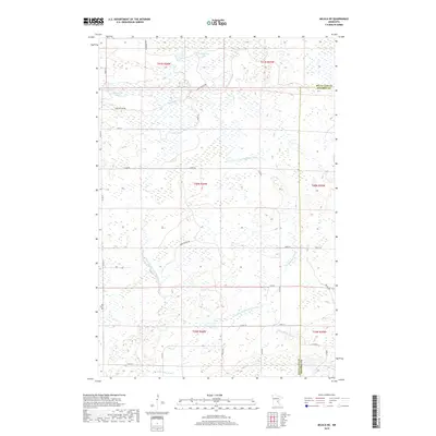 2019 Map of Milaca NE, 2019 Print
