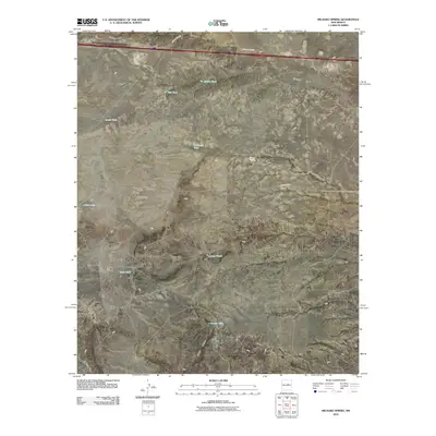 2010 Map of Milagro Spring, 2010 Print