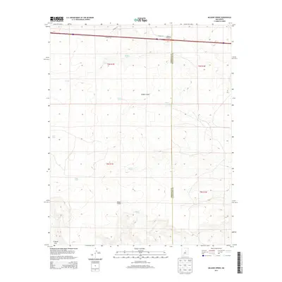 2013 Map of Milagro Spring, 2013 Print