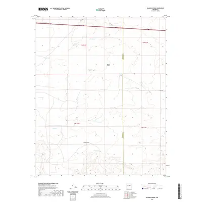 2020 Map of Milagro Spring, 2020 Print