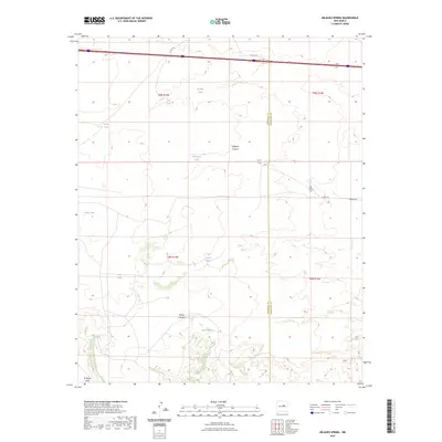 2023 Map of Milagro Spring, 2023 Print