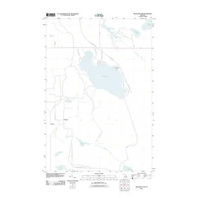 2011 Map of Milakokia Lake, 2011 Print