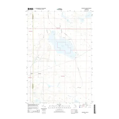 2014 Map of Milakokia Lake, 2014 Print
