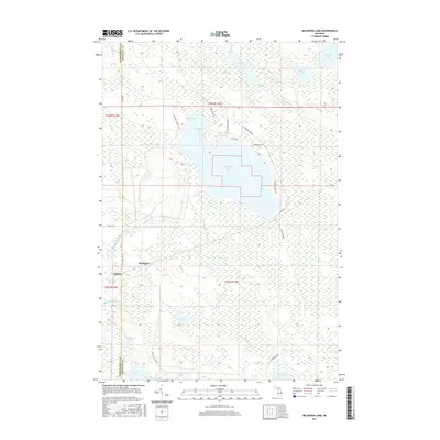 2017 Map of Milakokia Lake, 2017 Print