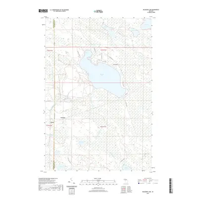 2019 Map of Milakokia Lake, 2019 Print