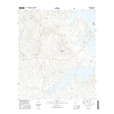 2016 Map of Milam, 2016 Print