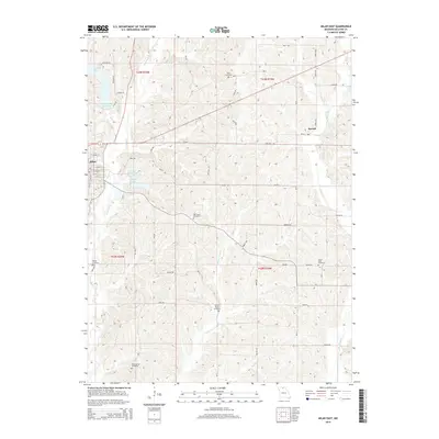 2014 Map of Milan East, 2014 Print