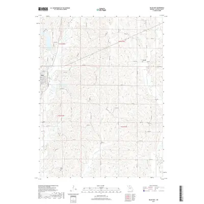 2017 Map of Milan East, 2017 Print