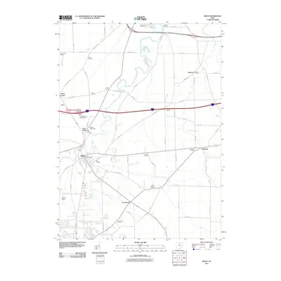 2010 Map of Milan, 2010 Print