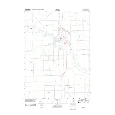 2011 Map of Milan, 2011 Print