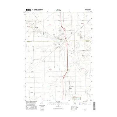 2017 Map of Milan, 2017 Print