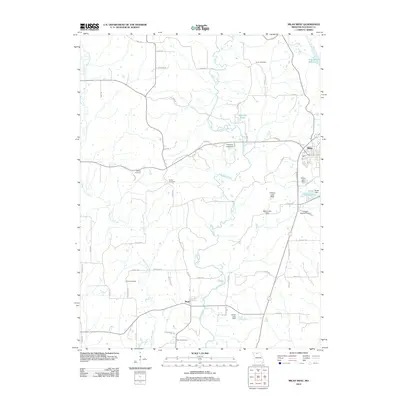 2012 Map of Milan West, 2012 Print