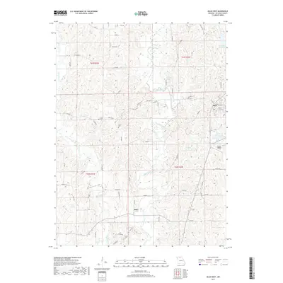 2017 Map of Milan West, 2017 Print