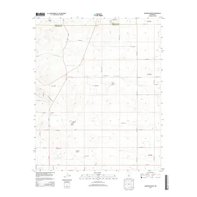 2013 Map of Milbourn Ranch, 2013 Print