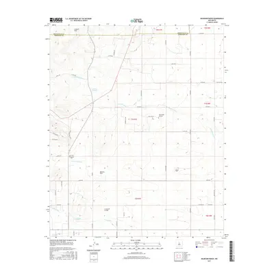 2017 Map of Milbourn Ranch, 2017 Print