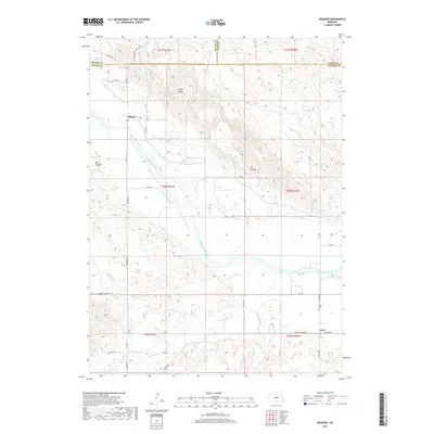 2017 Map of Milburn, 2017 Print