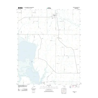 2012 Map of Milburn, 2012 Print