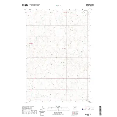 2020 Map of Mildred NE, 2020 Print