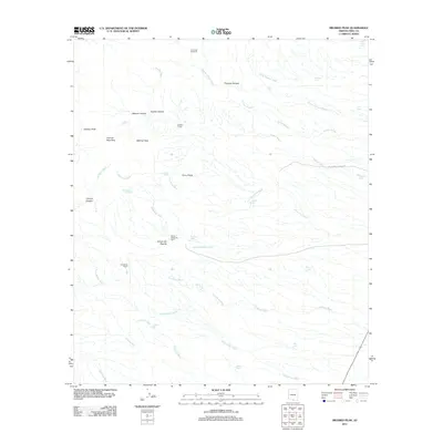 2011 Map of Mildred Peak, 2011 Print
