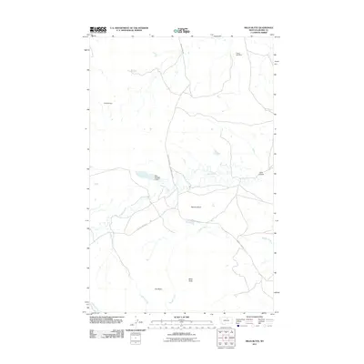 2011 Map of Miles Butte, 2011 Print
