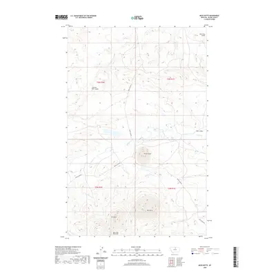 2020 Map of Miles Butte, 2020 Print