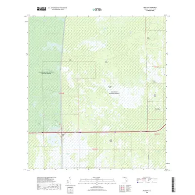 2018 Map of Miles City, 2018 Print
