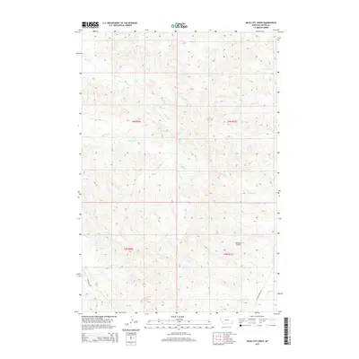 2014 Map of Miles City Creek, 2014 Print