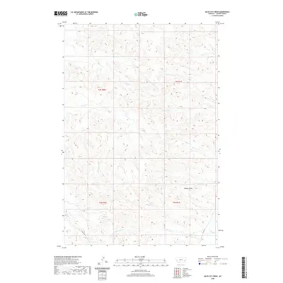 2020 Map of Miles City Creek, 2020 Print