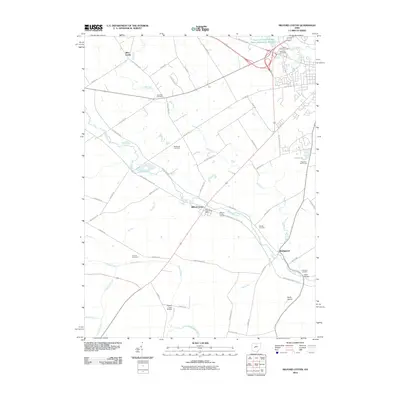 2010 Map of Milford Center, 2010 Print
