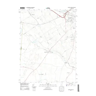 2013 Map of Milford Center, 2013 Print