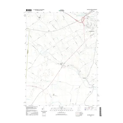 2016 Map of Milford Center, 2016 Print