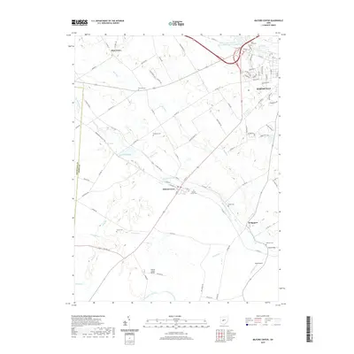 2019 Map of Milford Center, 2019 Print