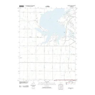 2009 Map of Milford Dam, 2009 Print