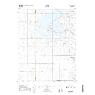 2018 Map of Milford Dam, 2018 Print