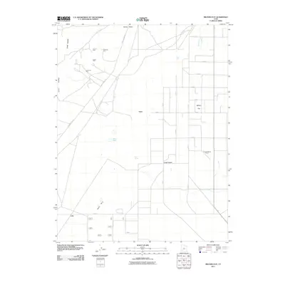 2011 Map of Milford Flat, 2011 Print