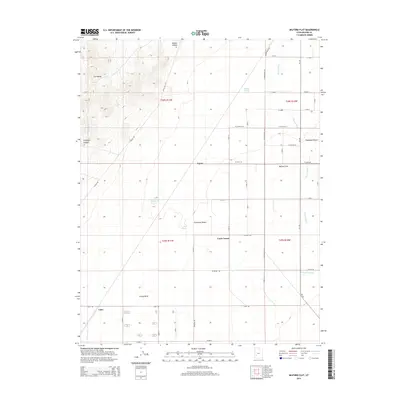 2014 Map of Milford Flat, 2014 Print