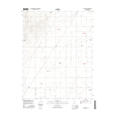 2017 Map of Milford Flat, 2017 Print