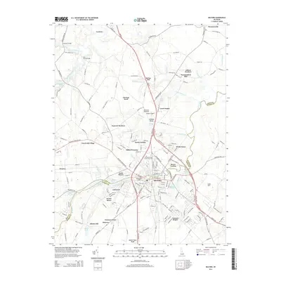 2014 Map of Milford, 2014 Print