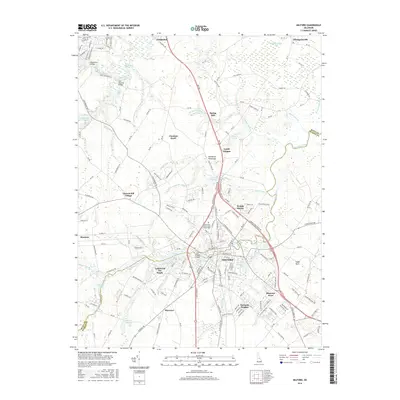 2016 Map of Milford, 2016 Print