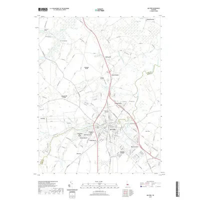 2019 Map of Milford, 2019 Print