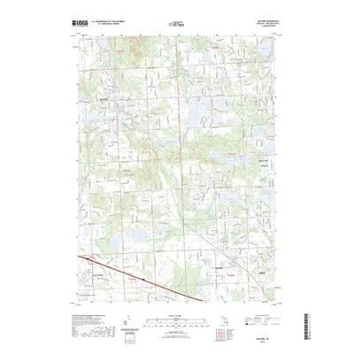 2023 Map of Milford, 2023 Print