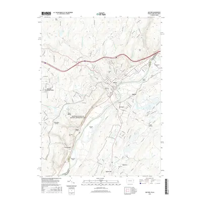 2016 Map of Milford, 2016 Print