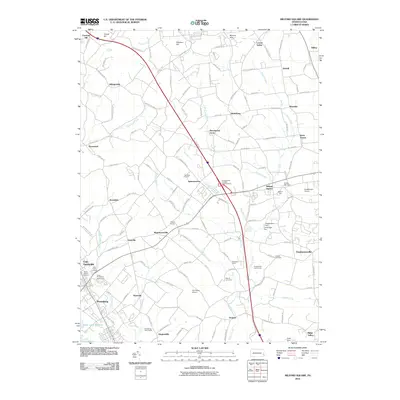 2010 Map of Milford Square, 2010 Print